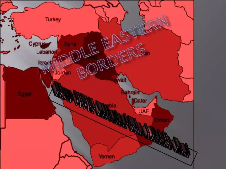 middle eastern borders