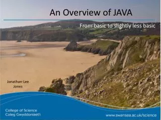 An Overview of JAVA