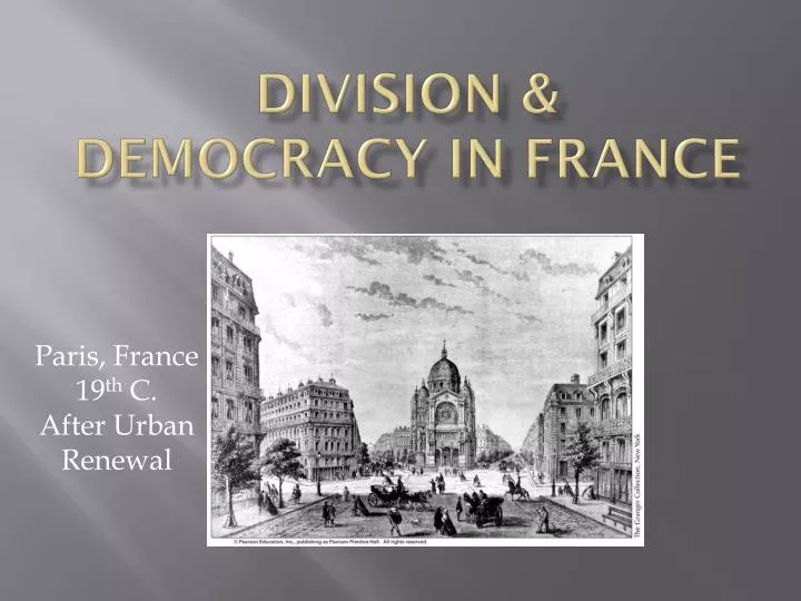 division democracy in france