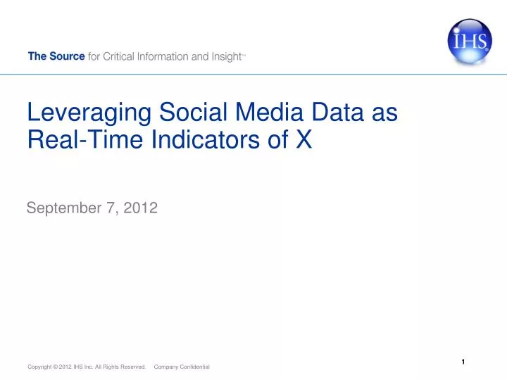 leveraging social media data as real time indicators of x