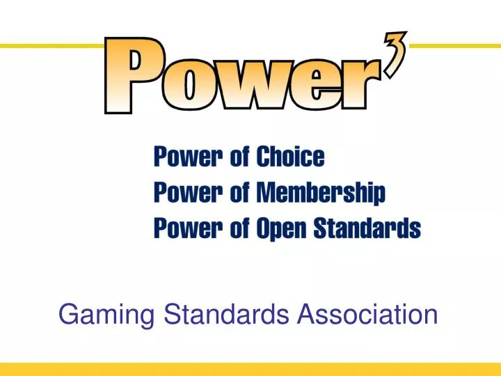 gaming standards association