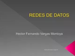 redes de datos