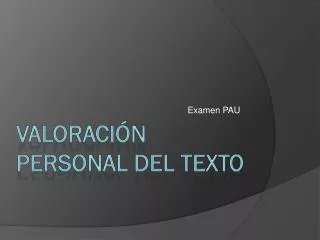 examen pau