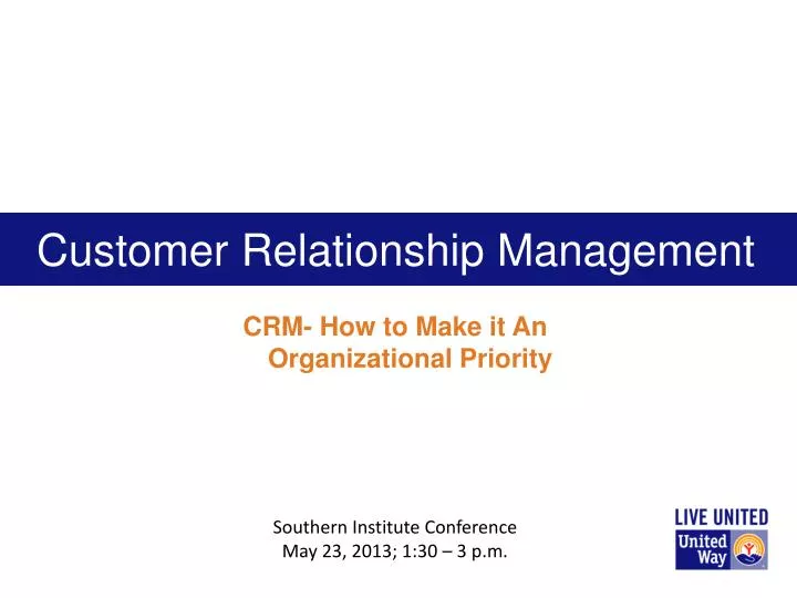 customer relationship management