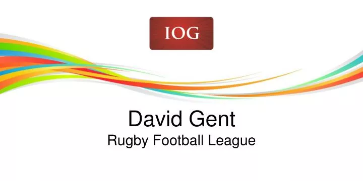 david gent rugby football league