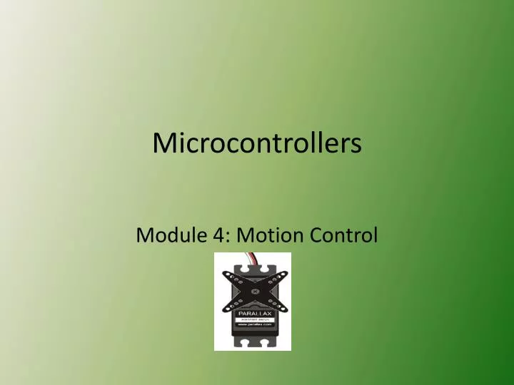 microcontrollers