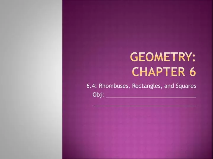 geometry chapter 6