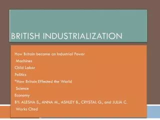British Industrialization