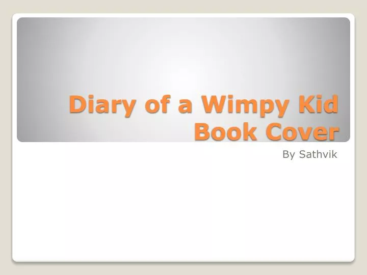 diary of a w impy kid b ook cover