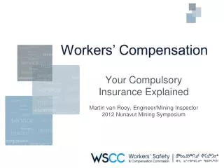 WSCC OVERVIEW Compensation side - Meredith Principles