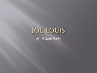 Joe Louis