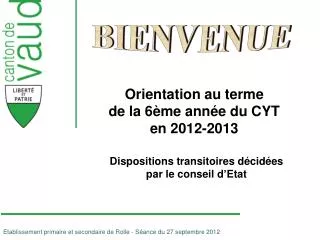 dispositions transitoires d cid es par le conseil d etat