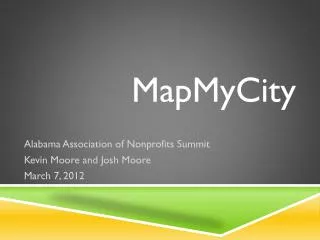 MapMyCity