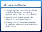 16. Evolution Review - slide 1