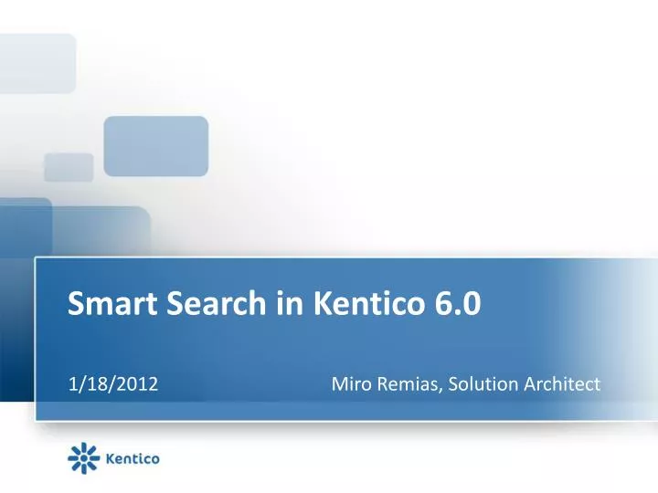 smart search in kentico 6 0