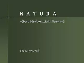 n a t u r a