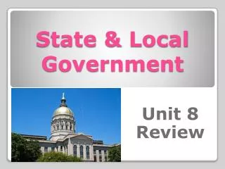 State &amp; Local Government