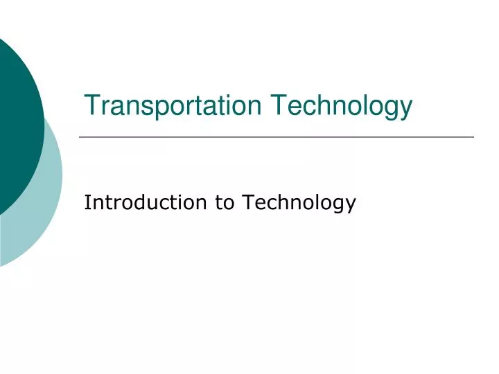 transportation technology