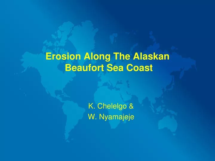 erosion along the alaskan beaufort sea coast