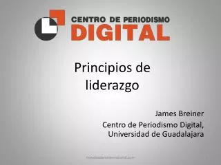 principios de liderazgo