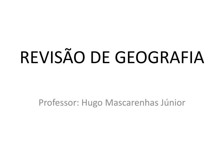 revis o de geografia