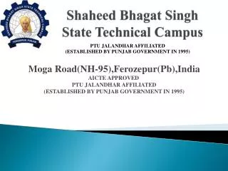 Shaheed Bhagat Singh State Technical Campus