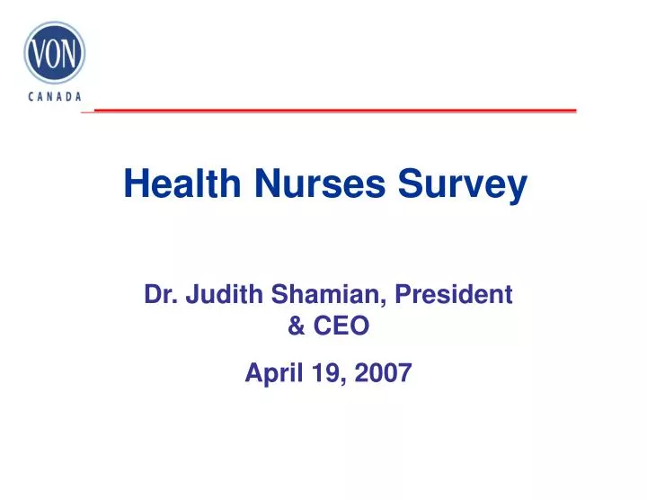 health nurses survey