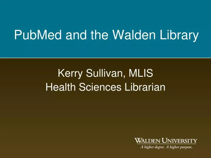 kerry sullivan mlis health sciences librarian