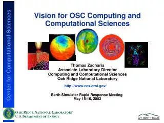 Vision for OSC Computing and Computational Sciences