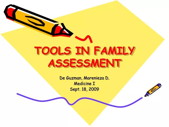 tools in family assessment