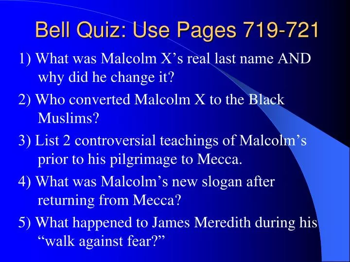 bell quiz use pages 719 721