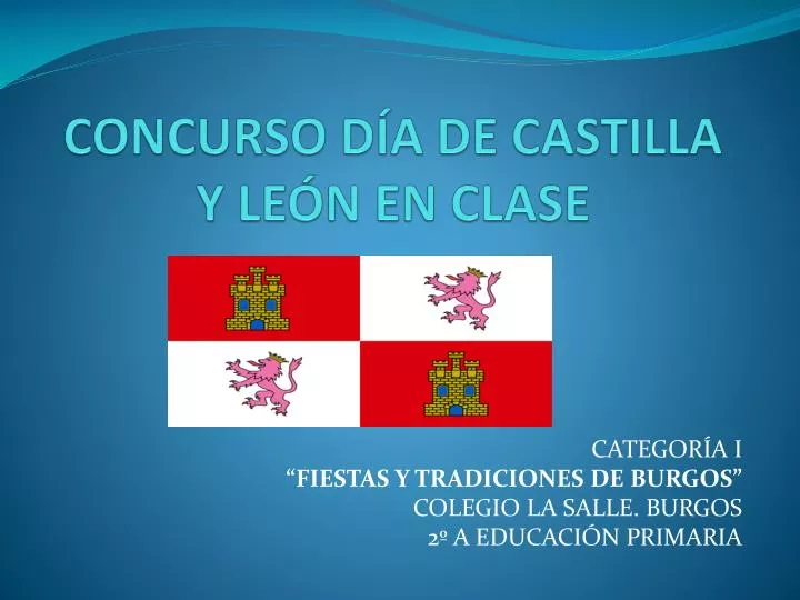 concurso d a de castilla y le n en clase