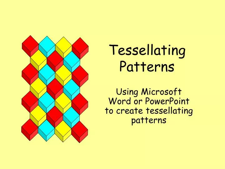 tessellating patterns