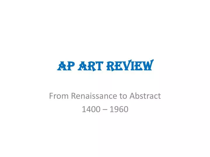 ap art review