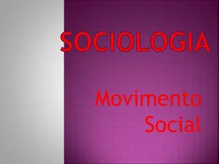 sociologia