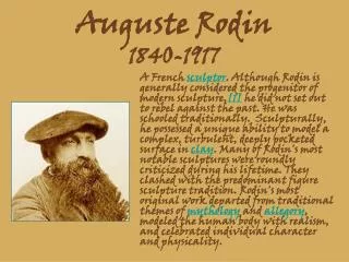 Auguste Rodin 1840-1917