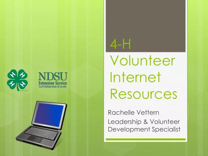 4 h volunteer internet resources