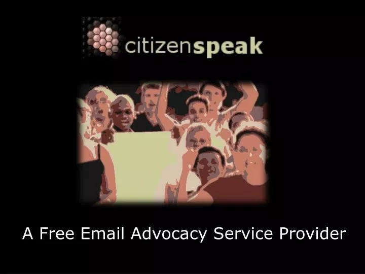 a free email advocacy service provider