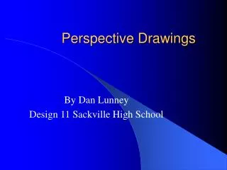 Perspective Drawings