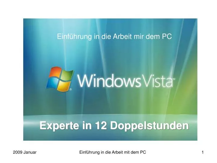 einf hrung in die arbeit mir dem pc