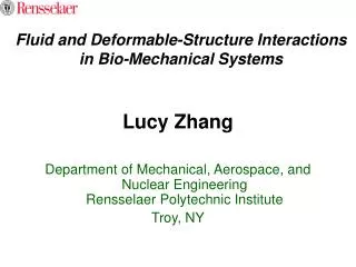 Fluid and Deformable-Structure Interactions in Bio-Mechanical Systems