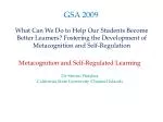 GSA 2009 - slide 1