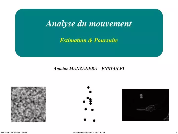 analyse du mouvement