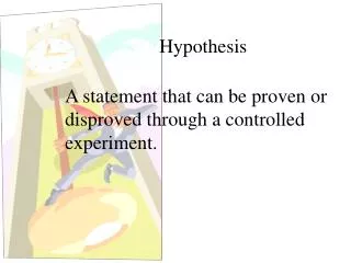 Hypothesis