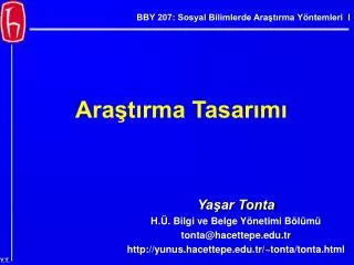 ara t rma tasar m