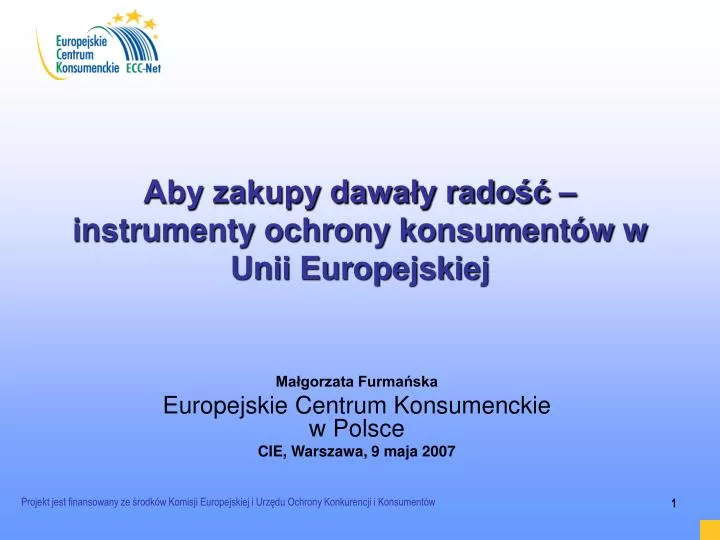 aby zakupy dawa y rado instrumenty ochrony konsument w w unii europejskiej