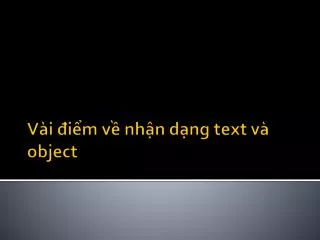 v i i m v nh n d ng text v object