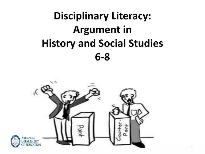 disciplinary literacy argument in history and social studies 6 8