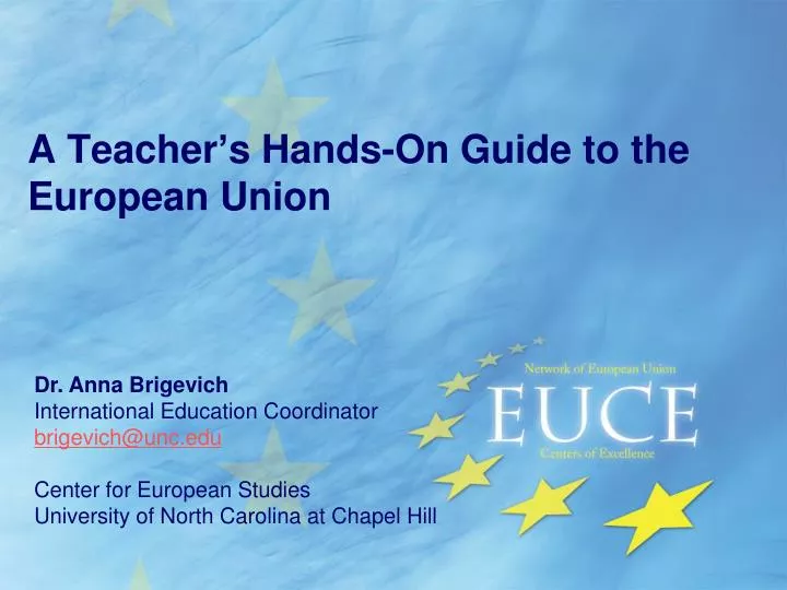 a teacher s hands on guide to the european union