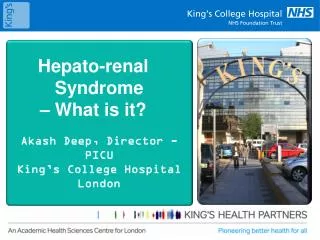Hepato-renal Syndrome